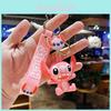 Cute Stylish Silicone Cartoon Character Car Keychain Key Ring Pendant Wholesale