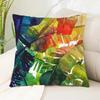 Bedroom Decorative Pillows Tropical Plant Leaves Printed Cushion Covers Home Living Room Sofa