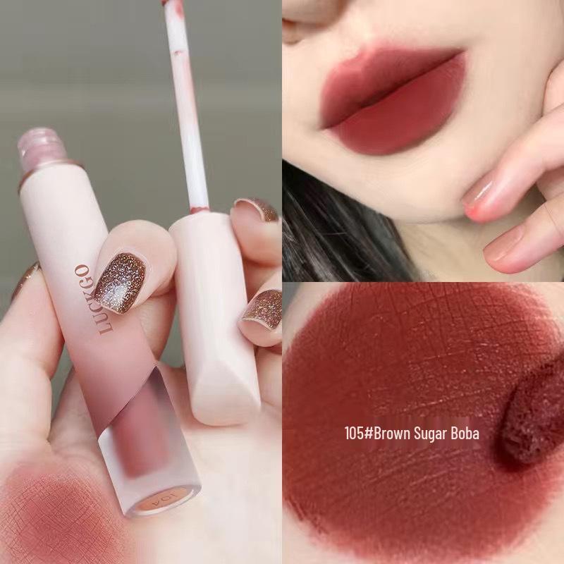 

Milk Cream Velvet Matte Lip Glaze – Whitening Nude Lipstick for Student Parties