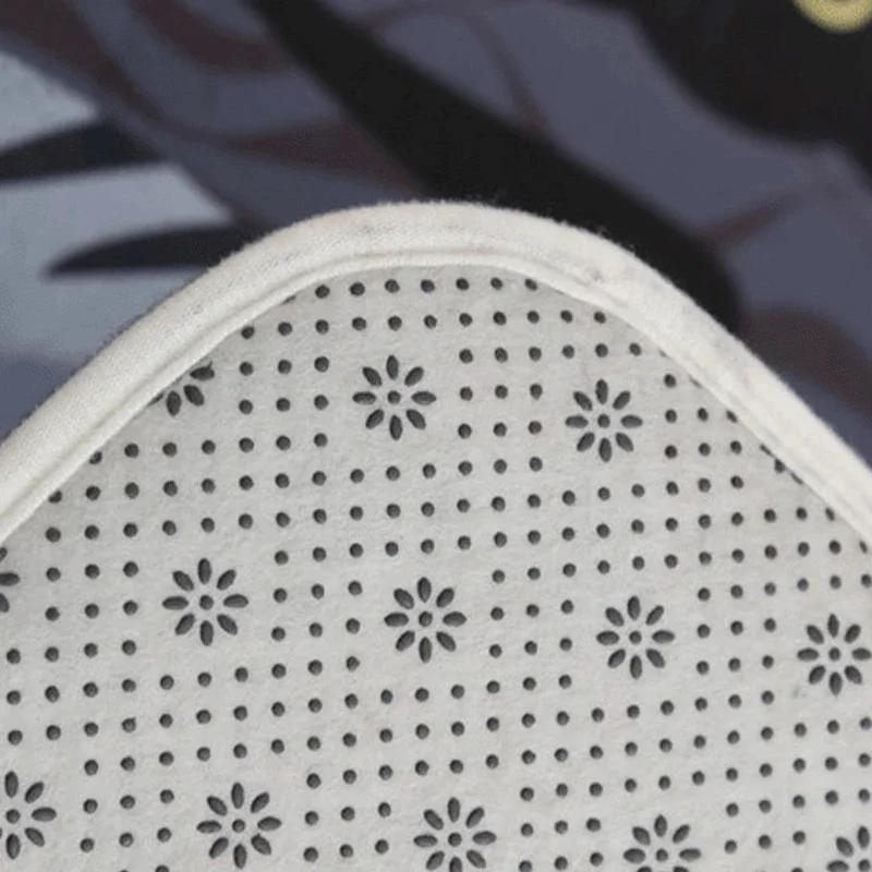 Bathroom Mat Shiba Inu Rug for Bedroom Doormat Entrance Door Living Room Bedroom Floor Carpet Anti Slip Modern Home Decoration
