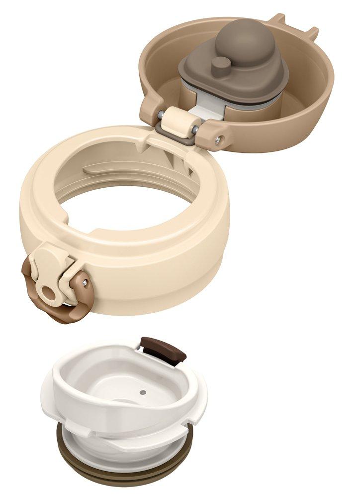 Thermos Vacuum Insulated Portable Creamy CRG Mug, 350ml, Gold, JNL-353