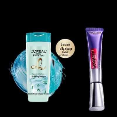 L'Oréal Hyaluronic Acid Shampoo & Revitalift Filler Eye Cream Set