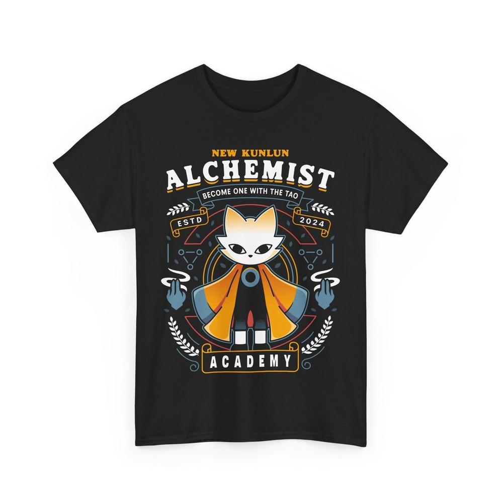 Alchemist Warrior Academy Unisex T-Shirt. Nine Sols Video Game. Cat. Ninja.Indie