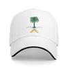 Custom Emblem of Saudi Arabia Baseball Cap Women Unisex Breathable  Dad Hat Outdoor