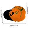 Pumpkin Baseball Hat Autumn Embroidered Pumpkin Costume Hat Adjustable Headwear Party Favors For Kids Daily Travel Festival