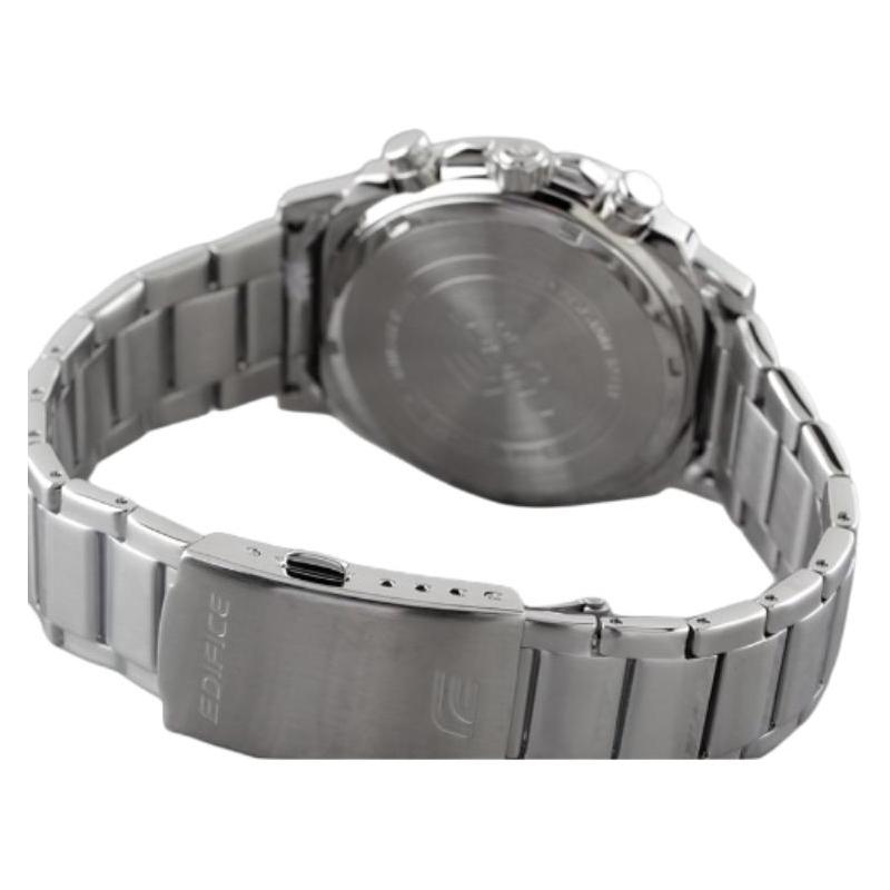 Casio EDIFICE Series Simple and Fashionable Stainless Steel Strap Waterproof Watch Quartz Movement Stainless Steel Strap Japanese and EFV-600D-2