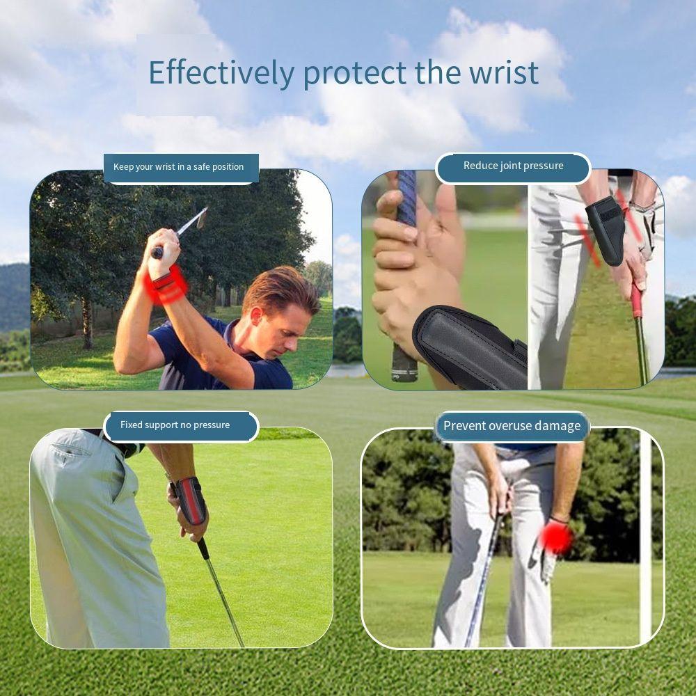 Hand Position Fixer Golf Wrist Brace Wrist Flip Preventer Golf Swing Trainer Aid  Practice Tool