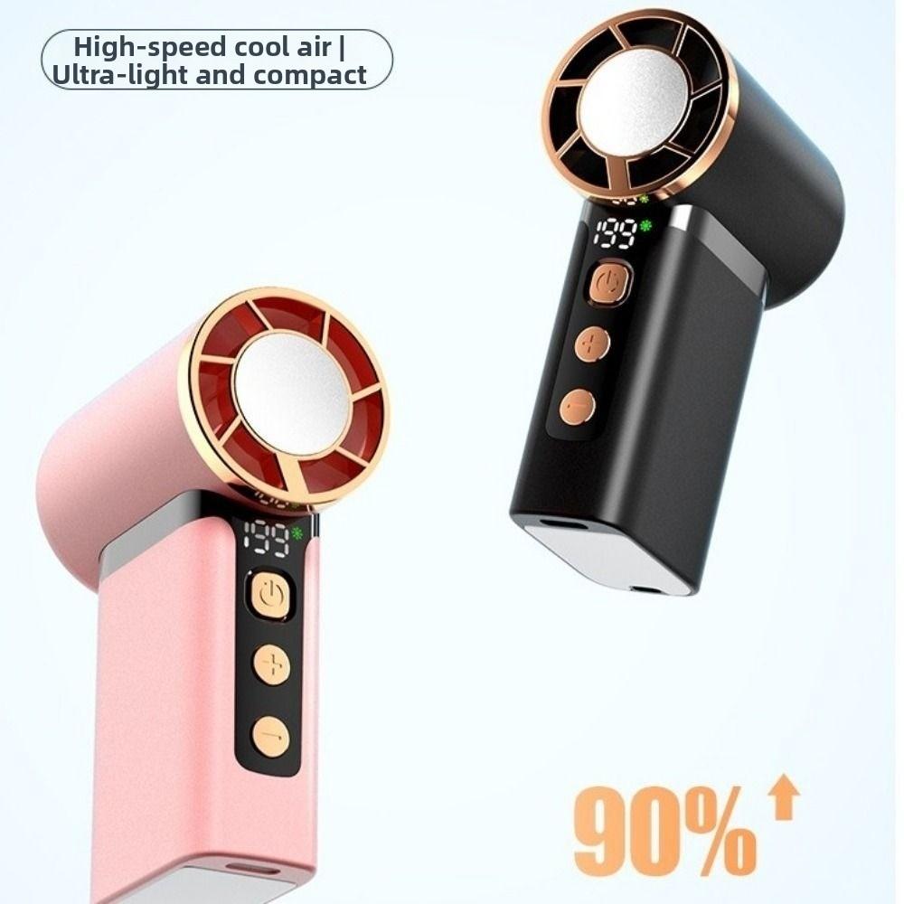 Mini Turbo Fan Handheld Personal Cooling Fan Cooler Supplies Electric Handheld Fan Hiking Gear