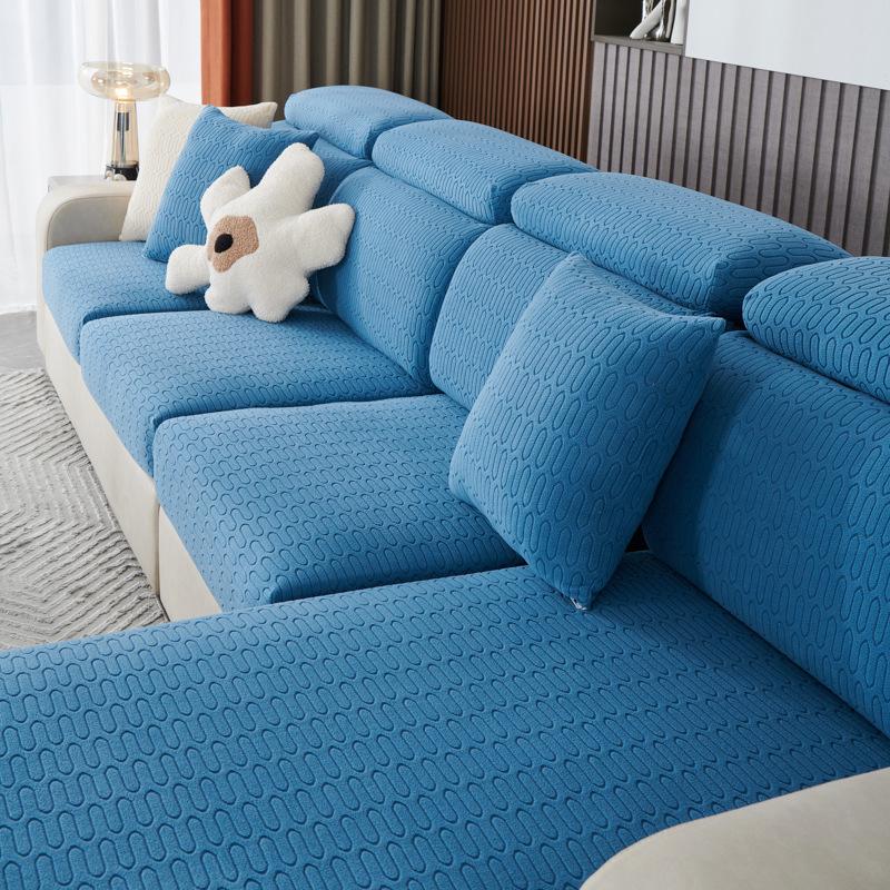 Stretch Sofa Cover All-Inclusive Universal Cover Four Seasons Universal Chenille Non-Slip Anti-Scratching Sofa Cushion Protective Cover