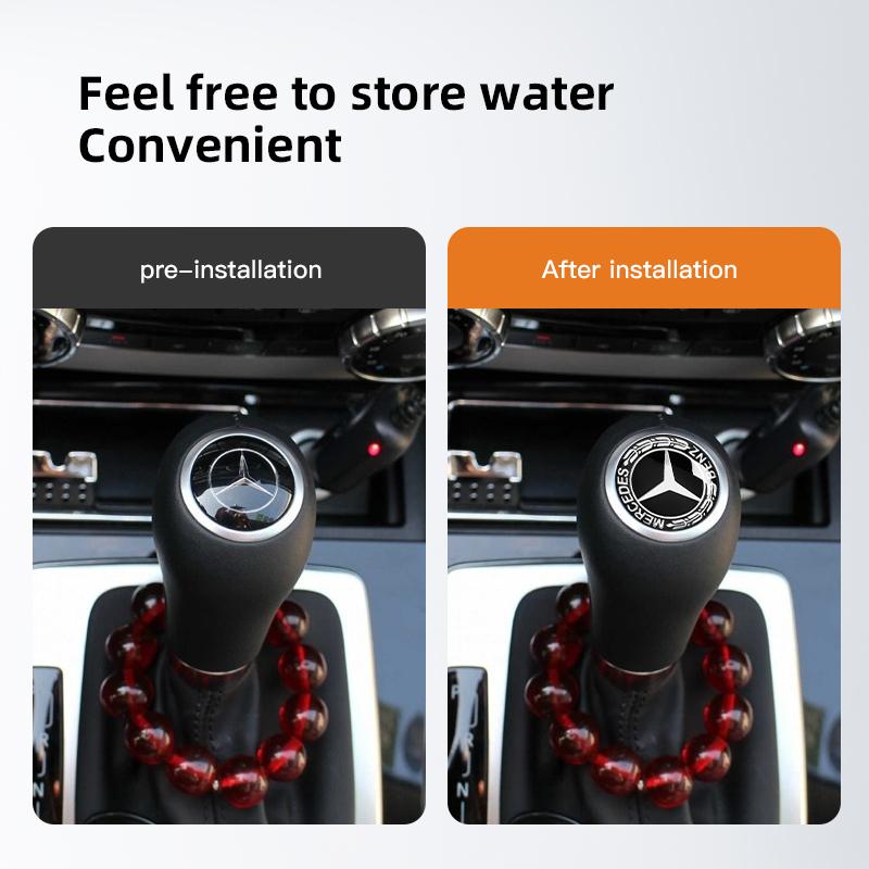 GLC GLB Car Gearbox Control Lever Sticker Shift Handle Emblem For Mercedes Benz AMG W203 W206 W220 W205 W211 W212 W201 W210 W10