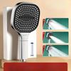 Square 3 Modes Large Panel Shower Head High Pressure Thickened Dropresistant Rainfall Showerhead Bathroom Filter Shower Mixer