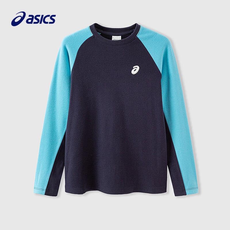 ASICS Kids' Winter Color-Block Long-Sleeve T-Shirt