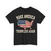 Make America Trumpless Again Shirt Politischer Protest Amerikanische Flagge Vintage T-Shirt Unisex T-Shirt