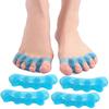 2pair Toe Separator Correct Foot and Bunion Pain Thumb Divider Silicone Toe Straightener for Overlapping Toes Foot Care Tools