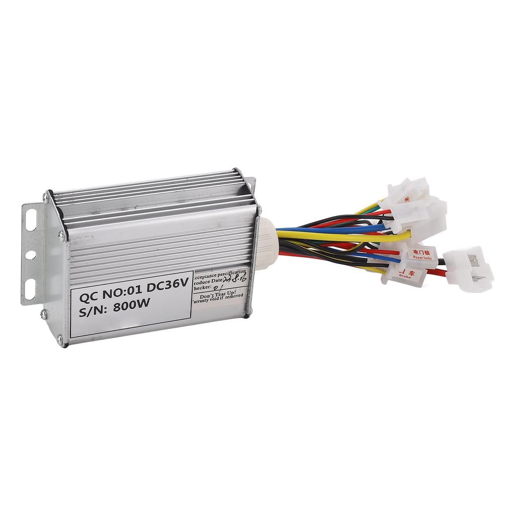 36V 800W Ovladač elektrické koloběžky Pouzdro z hliníkové slitiny Kabel odolný proti vysokým teplotám Kartáčový ovladač pro jízdní kolo