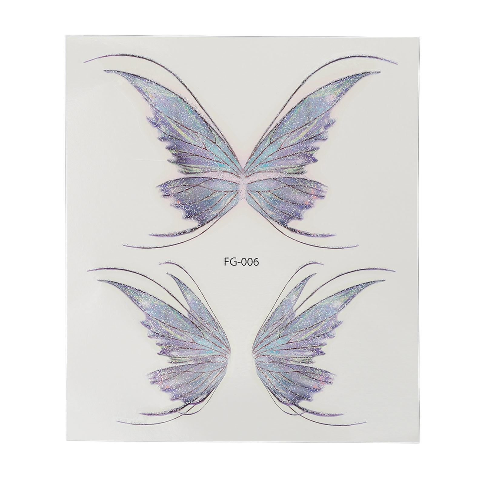 

Наклейка-тату для лица, цветная блестящая наклейка, временная декоративная наклейка для DIY макияжа тела