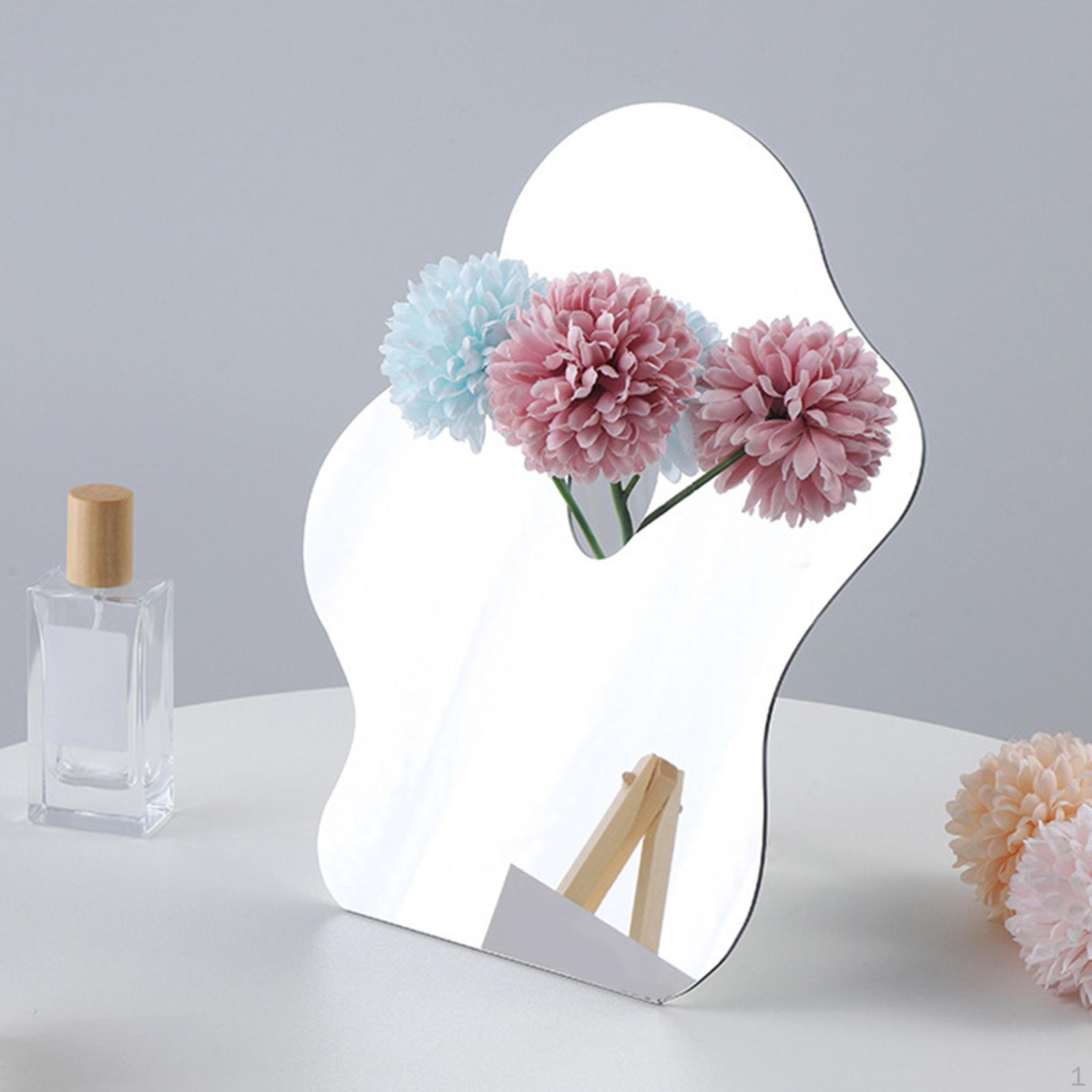 

Acrylic Flower Vase Aesthetic Flowers Holder Modern Table Centerpieces Floral Arrangement for Mirror