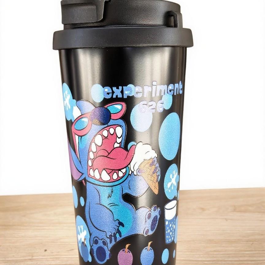 

Light luxury high-end water-sensitive pocket cup, stainless steel portable coffee cup, large capacity,niche thermal insulation kettle, Labu cloth 530ml