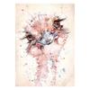 Birds and Nature Canvas Paintings Water Colour Art Posters and Prints Flamingo Wall Art Pictures for Living Room Decor Cuadros