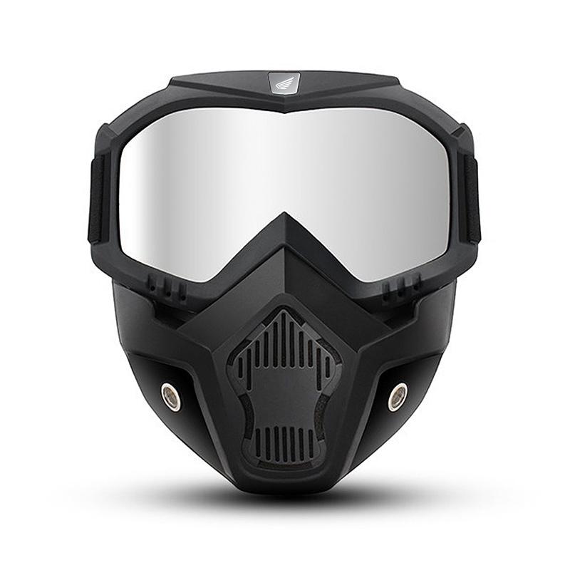 ARD1 Motorcycle Protector Face Mask Removable Full Face Protection Helmet Goggles Riding Motocross Glasses Moto Accessories For Honda