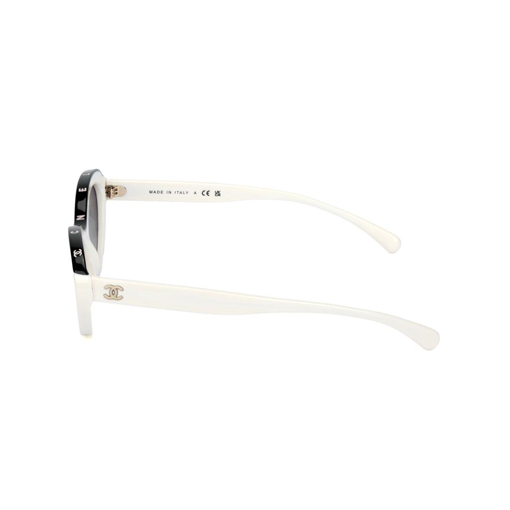 Chanel Full Frame Cat Eye Sunglasses Women Sunglasses White CH5416-C1763-/S6