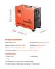 VEVOR PCP Air Compressor, 800W Dual-Cylinder PCP Airgun Compressor 4500PSI/30Mpa with Built-in Fan Cooling System