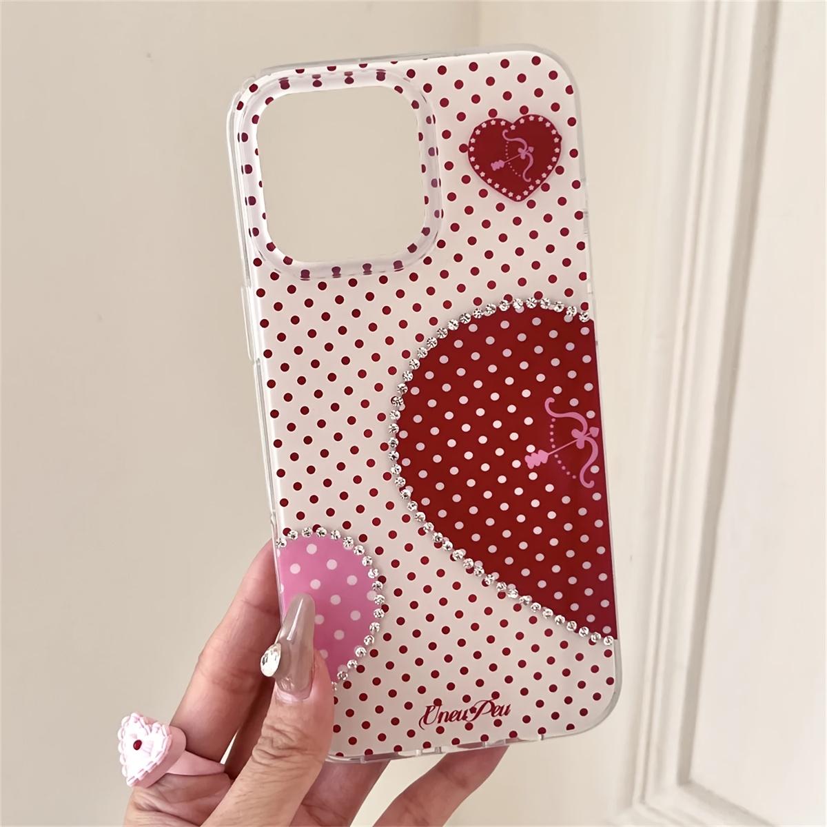 

Phone Case for Xiaomi Redmi 15 15C 14C 13 13C 12 A3 A2 A1 10 9 8 K60 K40 Plus Ultra 4G 5G HOT Love Heart Polka Dots Redmi 12 4G