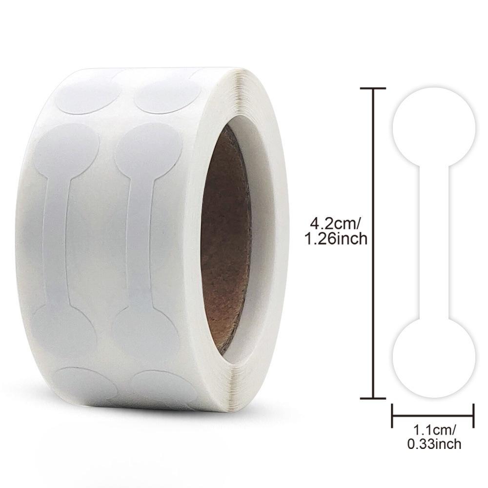 500 Stück/Rolle Kraftpapier-Preisaufkleber für Schmuck, DlY-Tags, Hanteldesigns für Ringe, Halsketten, Ohrringe und Armbänder