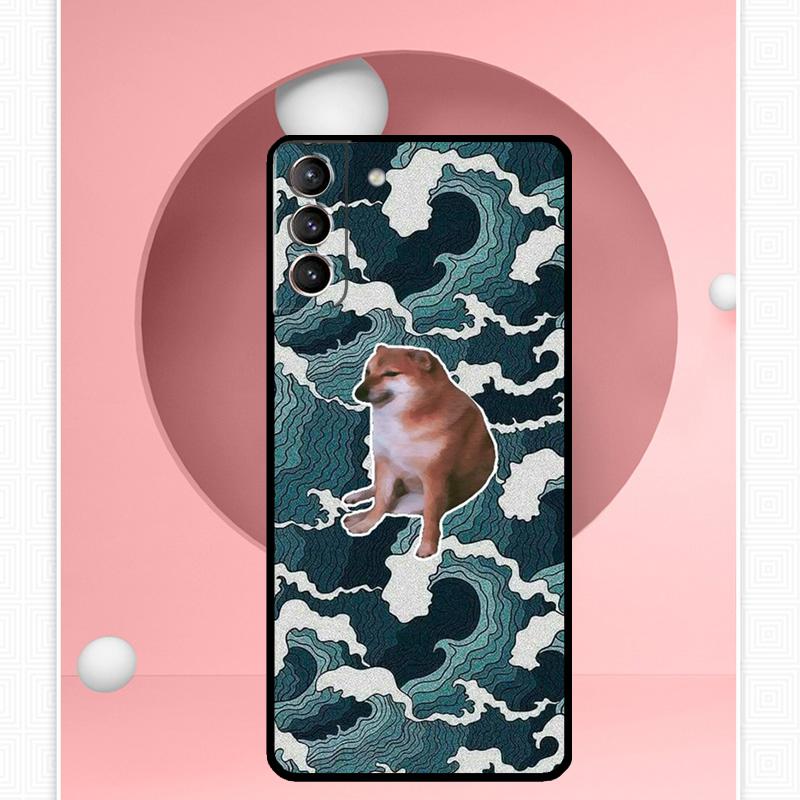 Doge Case For Samsung Galaxy S24 S23 Ultra S22 S20 FE S21 FE Note 10 20 S8 S9 S10 Plus Cover