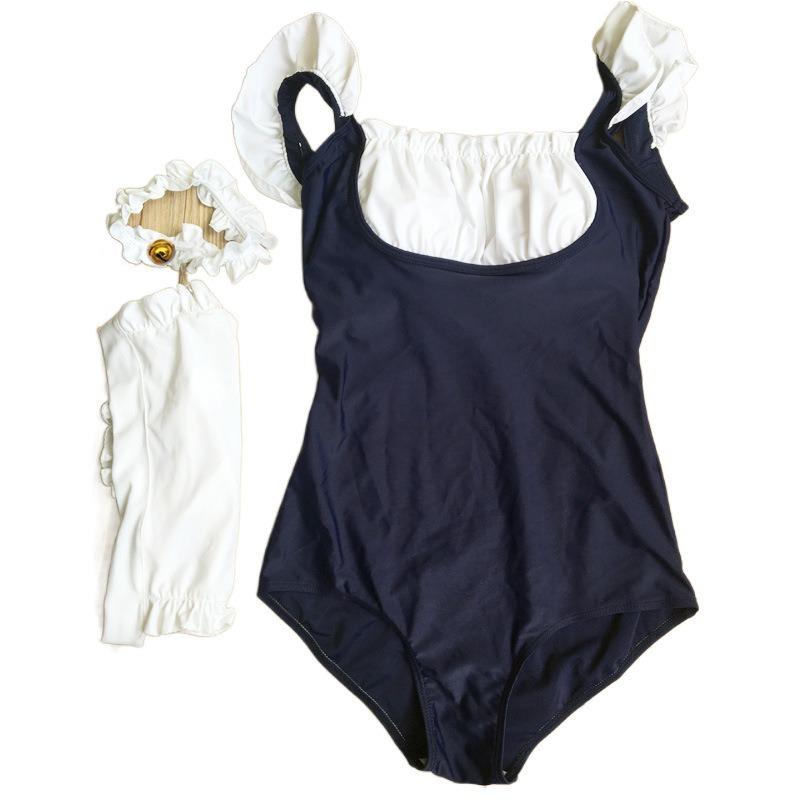 Erotic lingerie sexy hot maid outfit cosplay one-piece low-cut schoolgirl dead library water uniform seduction