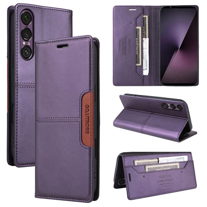 Magnetische Geldbörse Diebstahlschutz Lederhülle Für SONY Xperia 1 VII 10 VI 5 V 1 II Xperia10 III IV Kartenhalter Handyhülle Klapphülle