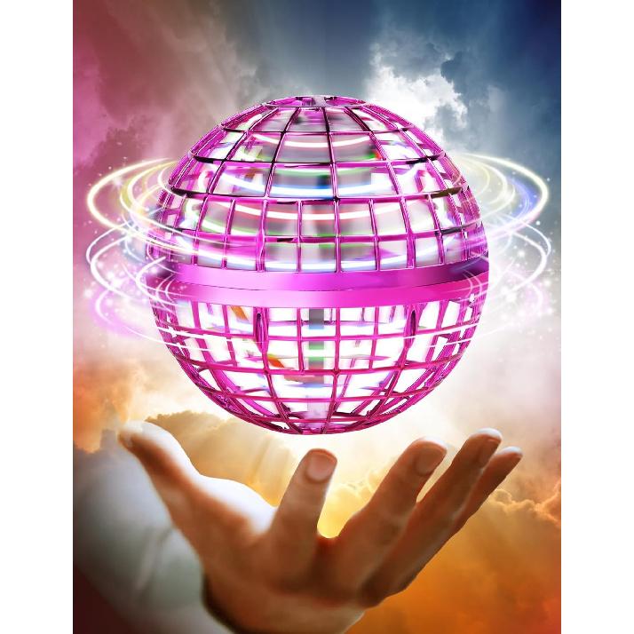 Galaxy Ball 2024 Upgraded, 2Pack Hand-Controlled Flying Orb Ball Toy, Boomerang Ball Fly Fidget Spinner for Kids, Cosmic Globe 360°Rotating Spinning