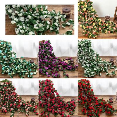 Künstliche Blume Rose Reben Hause Klimaanlage Wasser Reben Dekoration Hochzeit Reben Rohr Bogen Pfingstrose Reben Wunde S7L7
