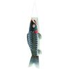 Hanging Pendant Comfortable Hand Feeling Wear-resistant Fadeless Festive Ornamental Decorate Satin Fish Shape Carp Streamer Comic Exhibition Accessory