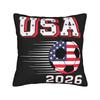 Soccer Football WM 2026 Pillow Cover  Square Cushion Cover Funny Pillow Case For Couch Sofa Bedroom
