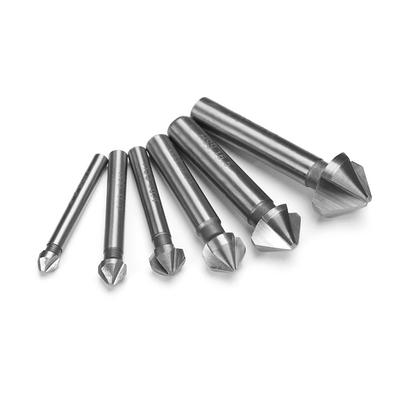 Degree 3 Flute Round Handle Cutter Tool Countersink Drill Bit Three Edge Chamfer Hand Power Tools