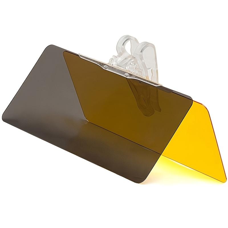 Day & Night Car Sun Visor, 2-in-1 Anti-glare Polarized Windshield Sunshade, UV Protection, Sturdy ABS, Easy Clip-on