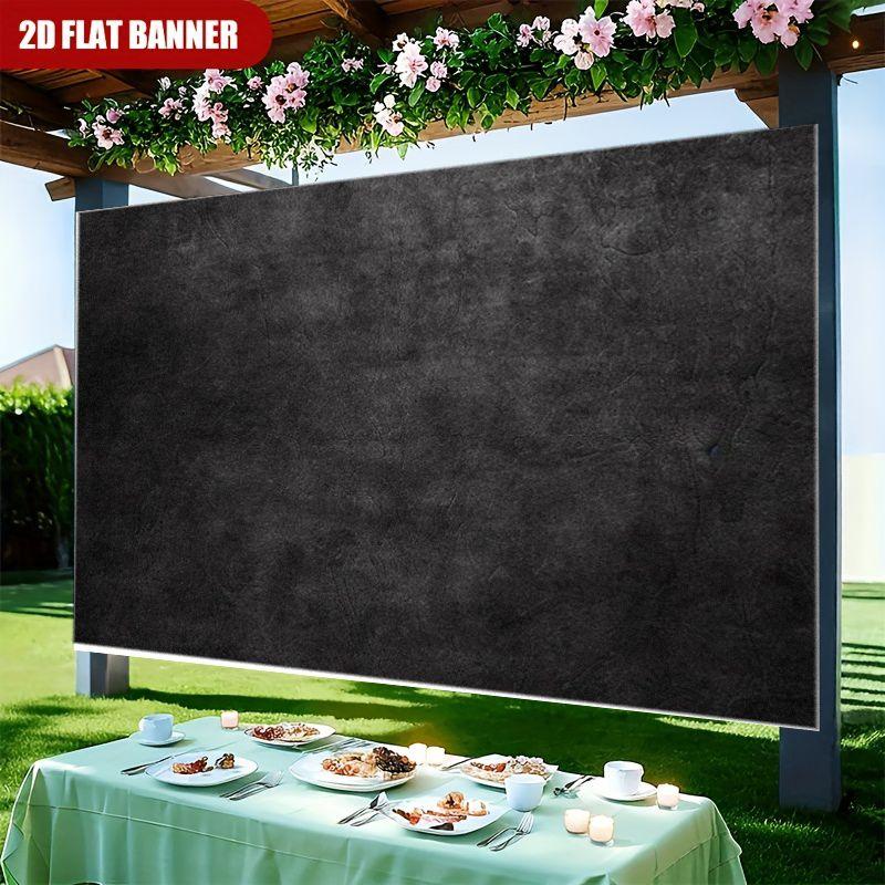 1pc textured matte black dark gray background banner suitable for decorative arts and crafts backgrounds - no obvious pattern, w