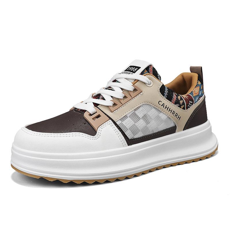Casual board shoes men's spring new men's shoes niche outdoor versatile platform low-top shoes sports shoes