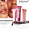 Julystar 8 Colors Long-lasting Moisturizing Color Plumping Lip Glaze Watery Transparent Mirror Hose Lip Oil