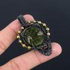 Moldavite Pendant, 999 Copper Wire Wrapped Jewelry, Gemstone Pendant, Gift For Her Handmade Dainty Jewelry