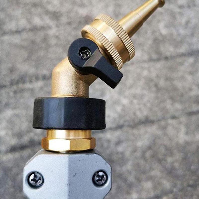 Zinc Aluminum 5/8-3/4 Inch Garden Hose Connector Water Pipe Connector Repairer Male and Female Connector Set