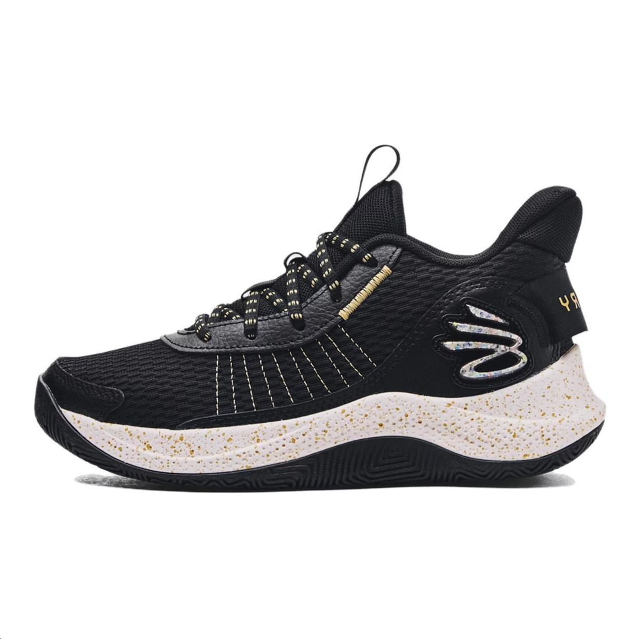 (GS) Under Armour Curry 3Z7 Black White Kids 3026623-001 EU 38