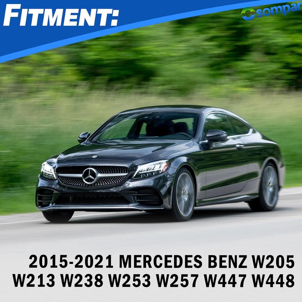 Center Console Cup Holder Ert Compatible With 2015- Mercedes-Benz C180 C200 C250 C300 C350 C400 C43 C450 C63 Replaces 2056800691