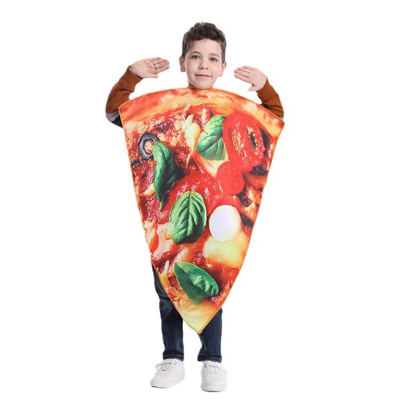 Children's funny food pizza costume Kids' Party Funny Pizza Onesie cosplay Play as Daoist clothing