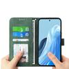 DIERFENG DF-03 Leather Case For Honor X6c 4G/X5b/X5b Plus Lines Imprint Wallet Phone Cover with Wrist Strap