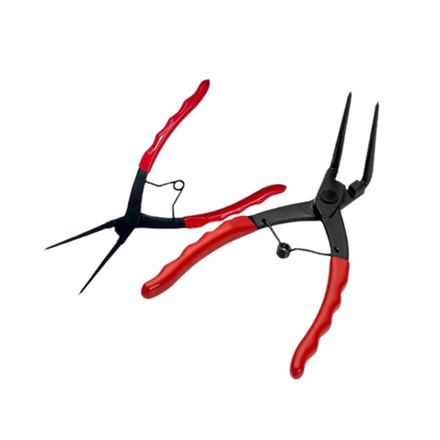 90/180° Bending Pliers Long Nose Bent Snap-Ring Pliers Heavy-duty Cylinder Internal Ring Remover Pliers Garage Tools