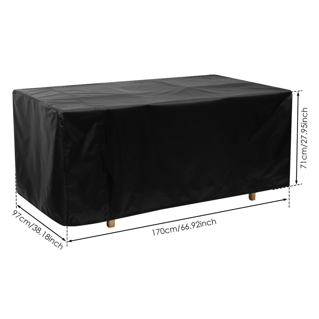Outdoor Furniture Table Cover Dustproof Waterproof Anti-UV Oxford Garden Heavy Duty Patio Furniture Protection Chair Dust Cover