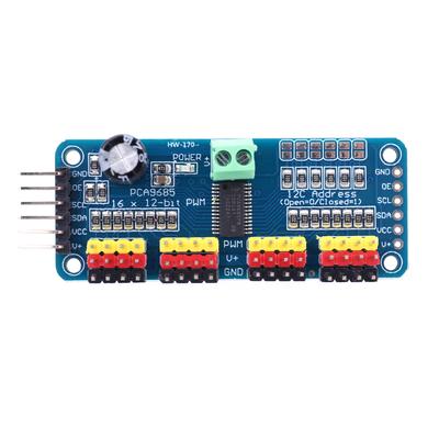 1-10PC PCA9685PW 16 Channel 12-bit PWM/Servo Driver Board I2C Interface PCA9685 Robot Controller Module for Arduino Raspberry Pi