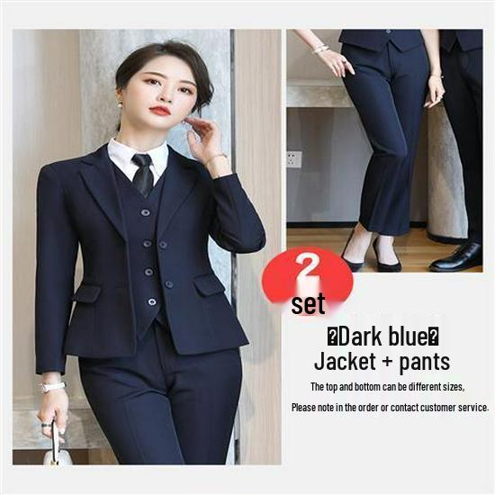 Plus Size Women s Professional Suit Set - Wrinkle-Resistant, Flattering Fit, Perfect for Interviews and Managerial Roles S